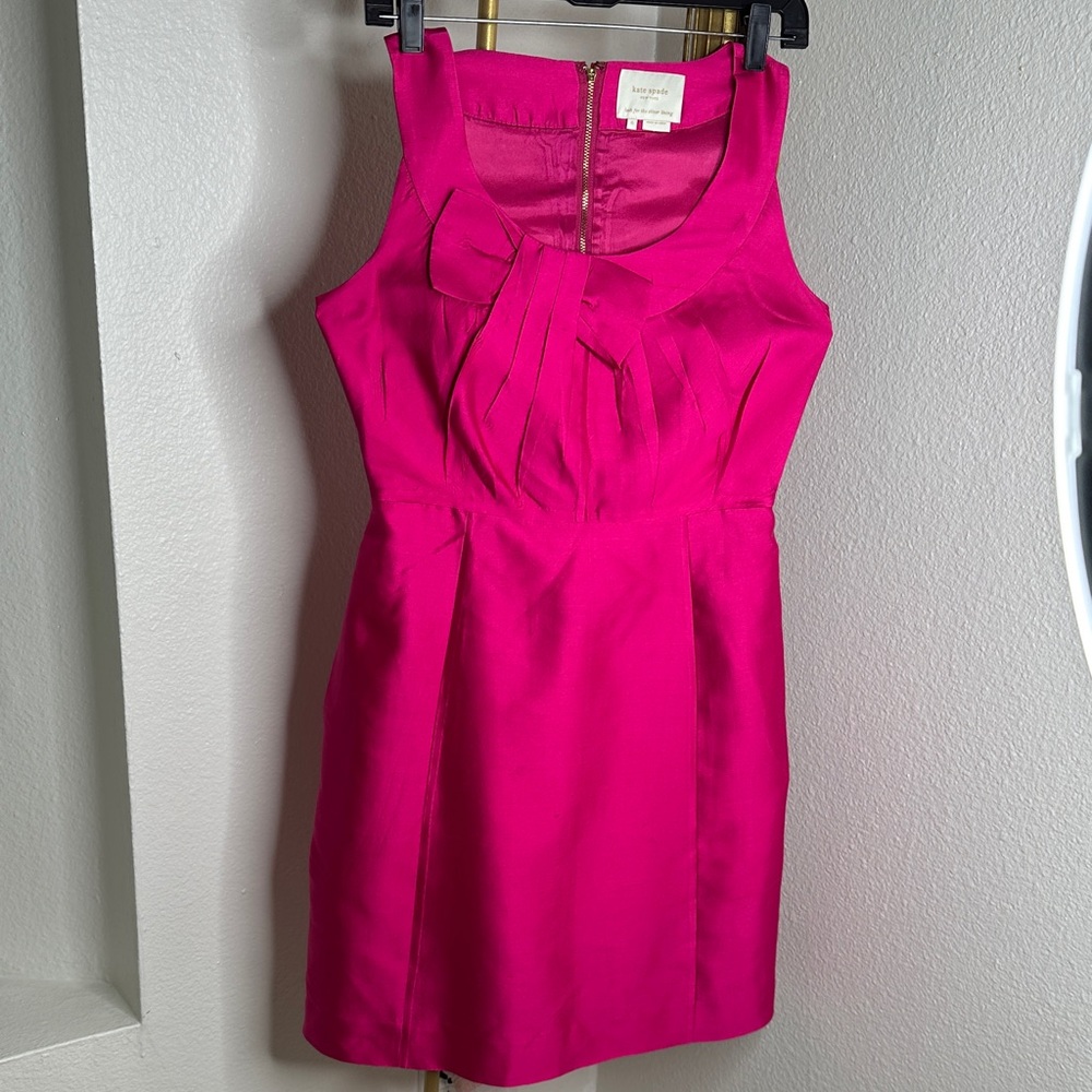 Kate Spade Vibrant Pink Mini Dress